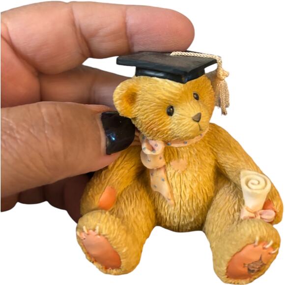 CHERISHED TEDDIES  GIRL  GRADUATION  BEAR W DIPLOMA.  127957.  Enesco   1995 - Picture 1 of 4